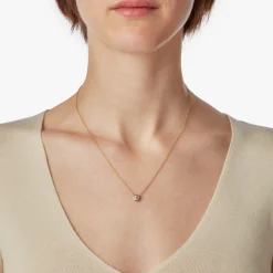 Shinola Shop All Women'S Jewelry|Necklaces|Round Diamond Necklace 1/2 Carat