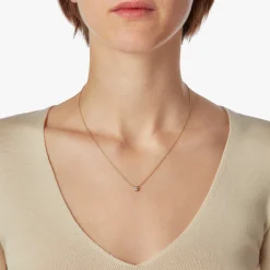 Shinola Shop All Women'S Jewelry|Necklaces|Round Diamond Necklace 1/4 Carat