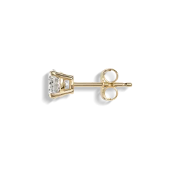 Shinola Shop All Women'S Jewelry|14K Gold|1 Carat Round Diamond Studs Yellow Gold