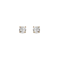 Shinola Shop All Women'S Jewelry|14K Gold|1/2 Carat Round Diamond Studs Yellow Gold