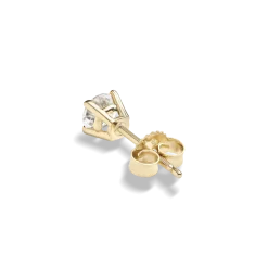 Shinola Shop All Women'S Jewelry|14K Gold|1/2 Carat Round Diamond Studs Yellow Gold