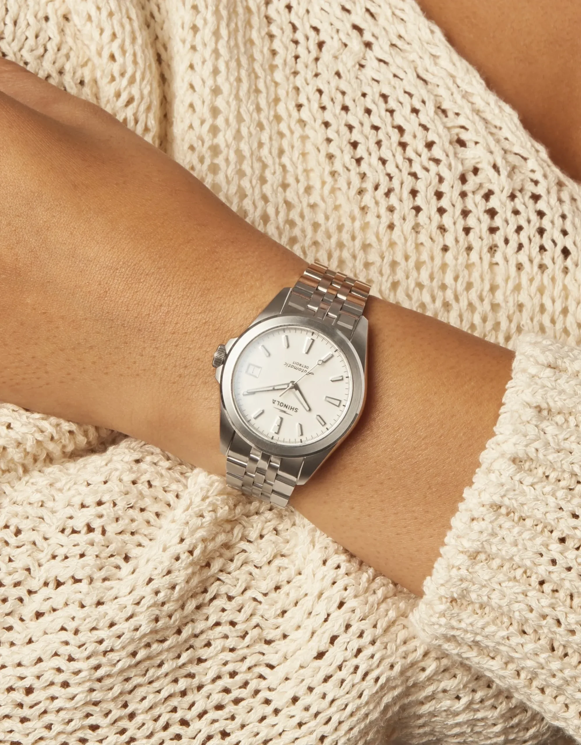 Shinola Sport Watches|Women'S Watches|Circadian Monster Automatic Watch Alabaster