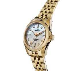 Shinola Gold Watches|Automatic Watches|Circadian Monster Automatic Watch Diamond/Mother of Pearl