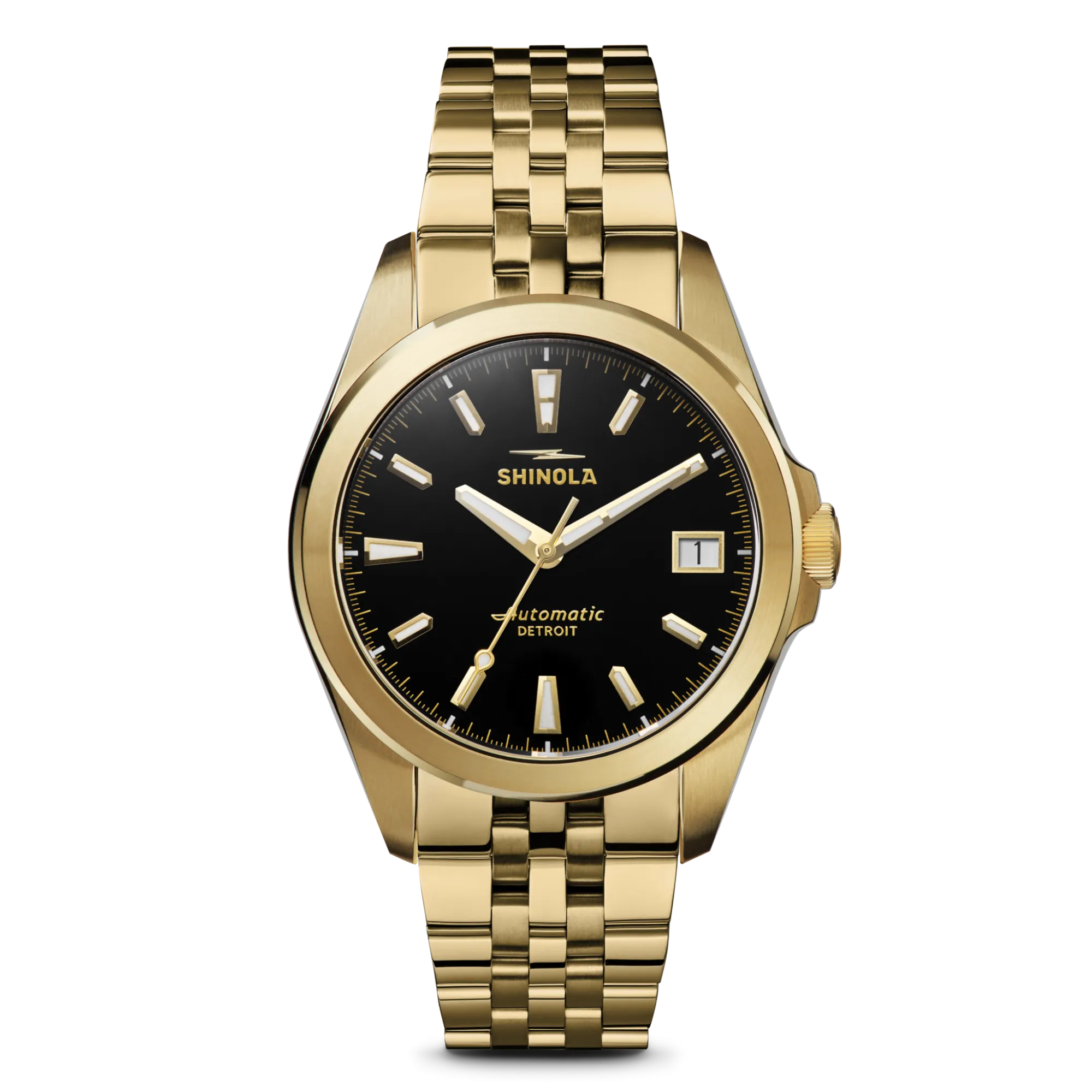 Shinola Gold Watches|Sport Watches|Circadian Monster Automatic Watch Gold