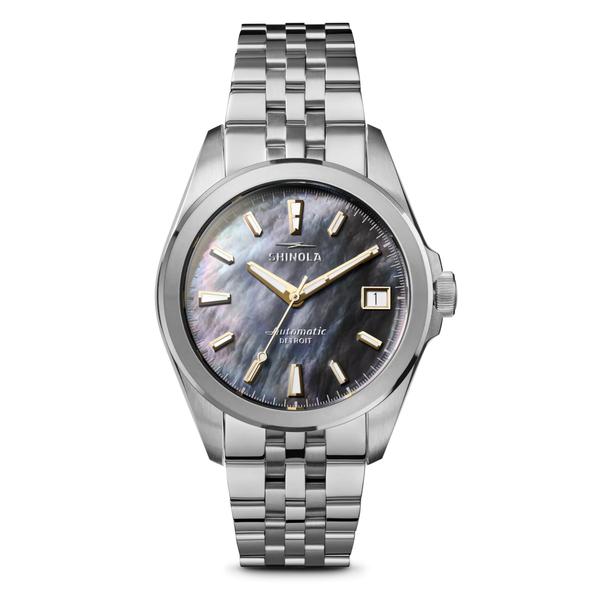Shinola Automatic Watches|Monster|Circadian Monster Automatic Watch Gray Mother of Pearl