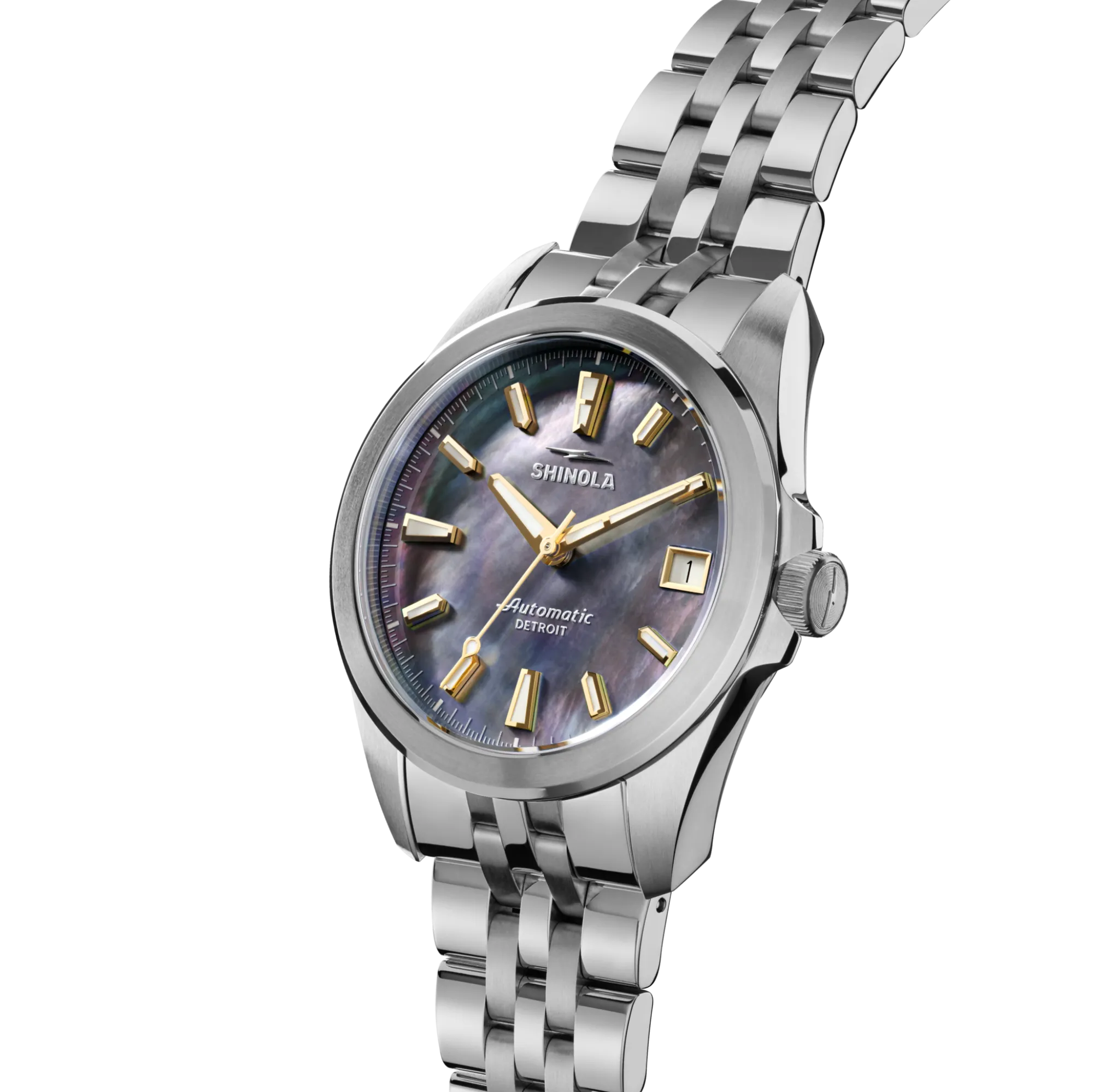 Shinola Automatic Watches|Monster|Circadian Monster Automatic Watch Gray Mother of Pearl