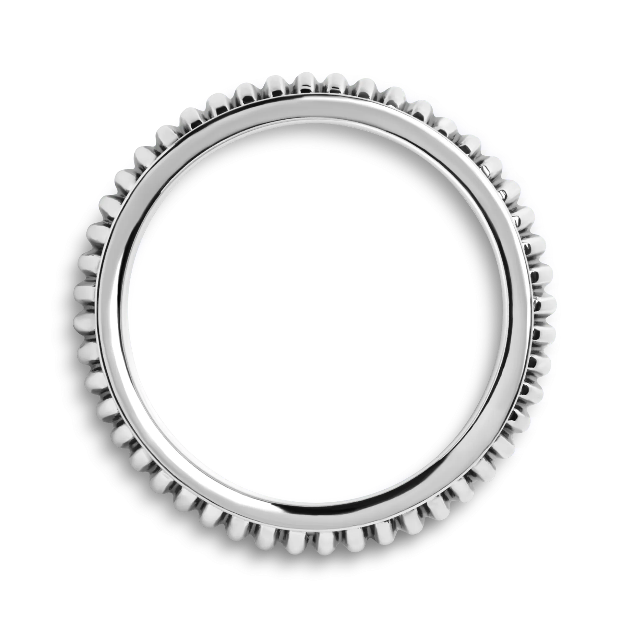 Shinola Rings|Sterling Silver|Coin Edge Band 10MM