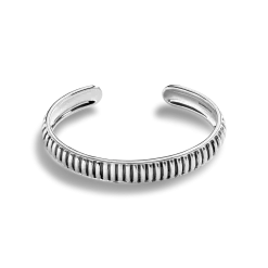Shinola Bracelets|Bracelets|Coin Edge Cuff Bracelet