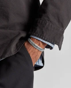 Shinola Bracelets|Bracelets|Coin Edge Cuff Bracelet