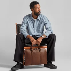 Shinola Best Sellers|Briefcases|Computer Briefcase Medium Brown