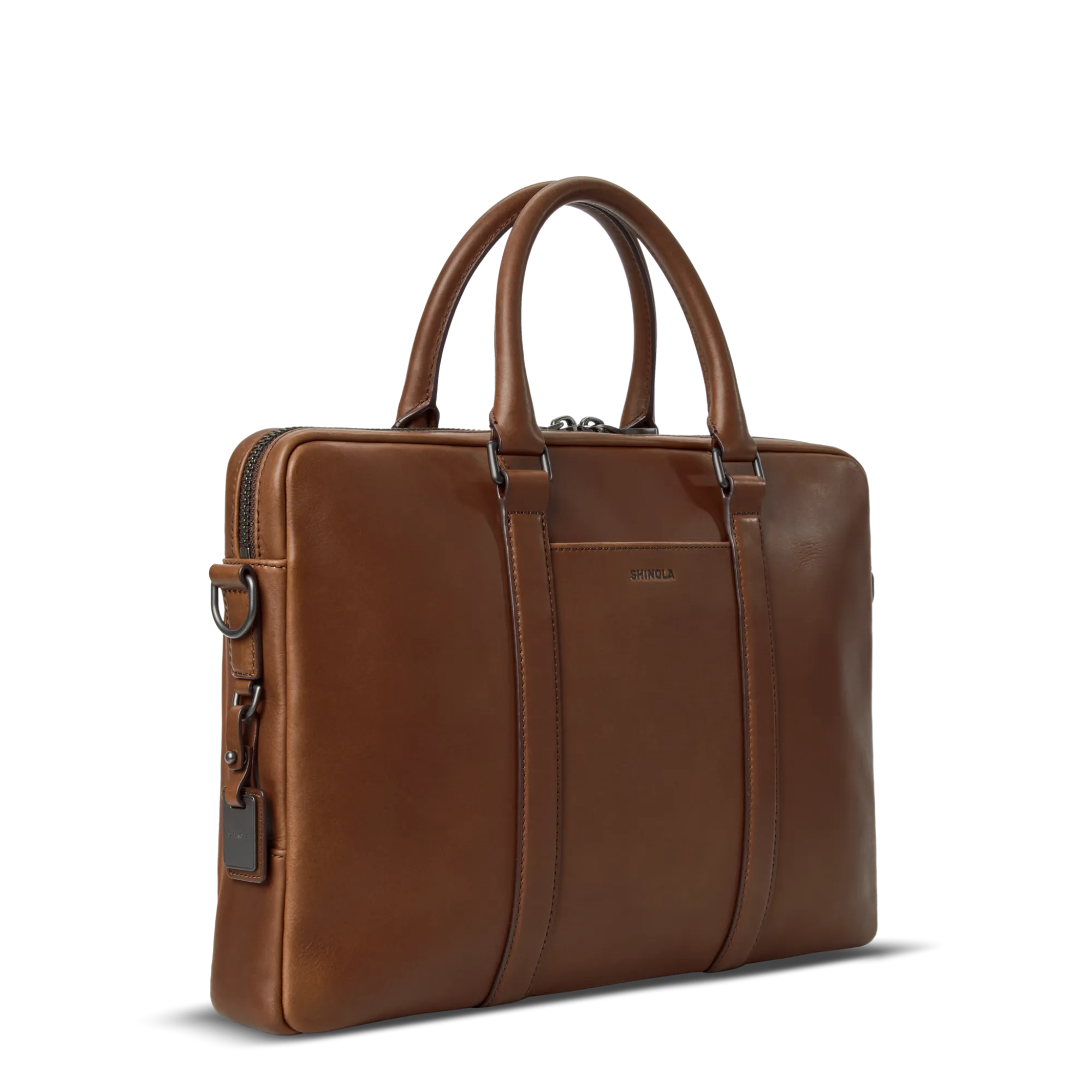 Shinola Best Sellers|Briefcases|Computer Briefcase Medium Brown