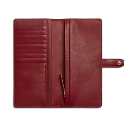 Shinola New Arrivals|Wallets|Continental Snap Wallet Ruby