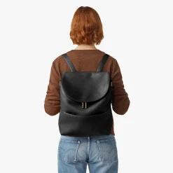 Shinola Backpacks|Backpacks|Convertible Pocket Backpack Brand Stripe / Black