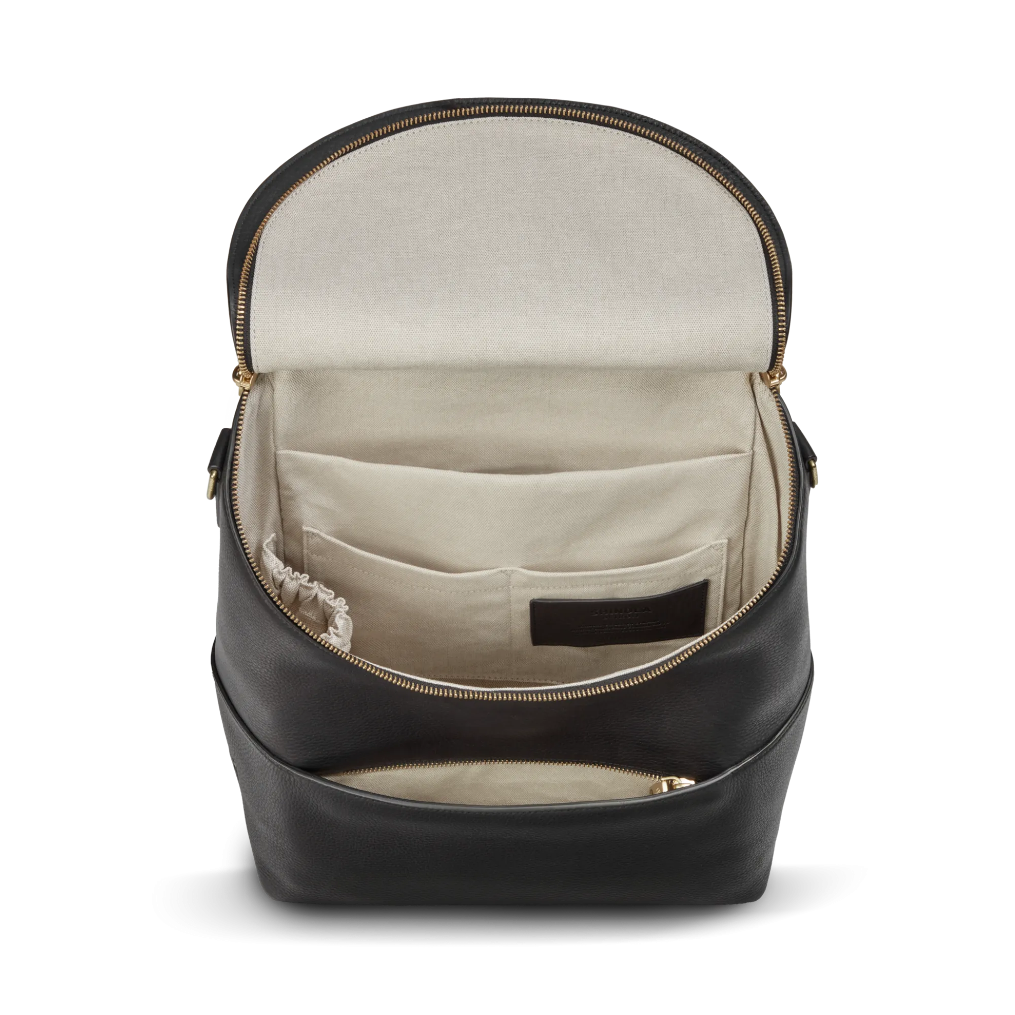Shinola Backpacks|Backpacks|Convertible Pocket Backpack Brand Stripe / Black