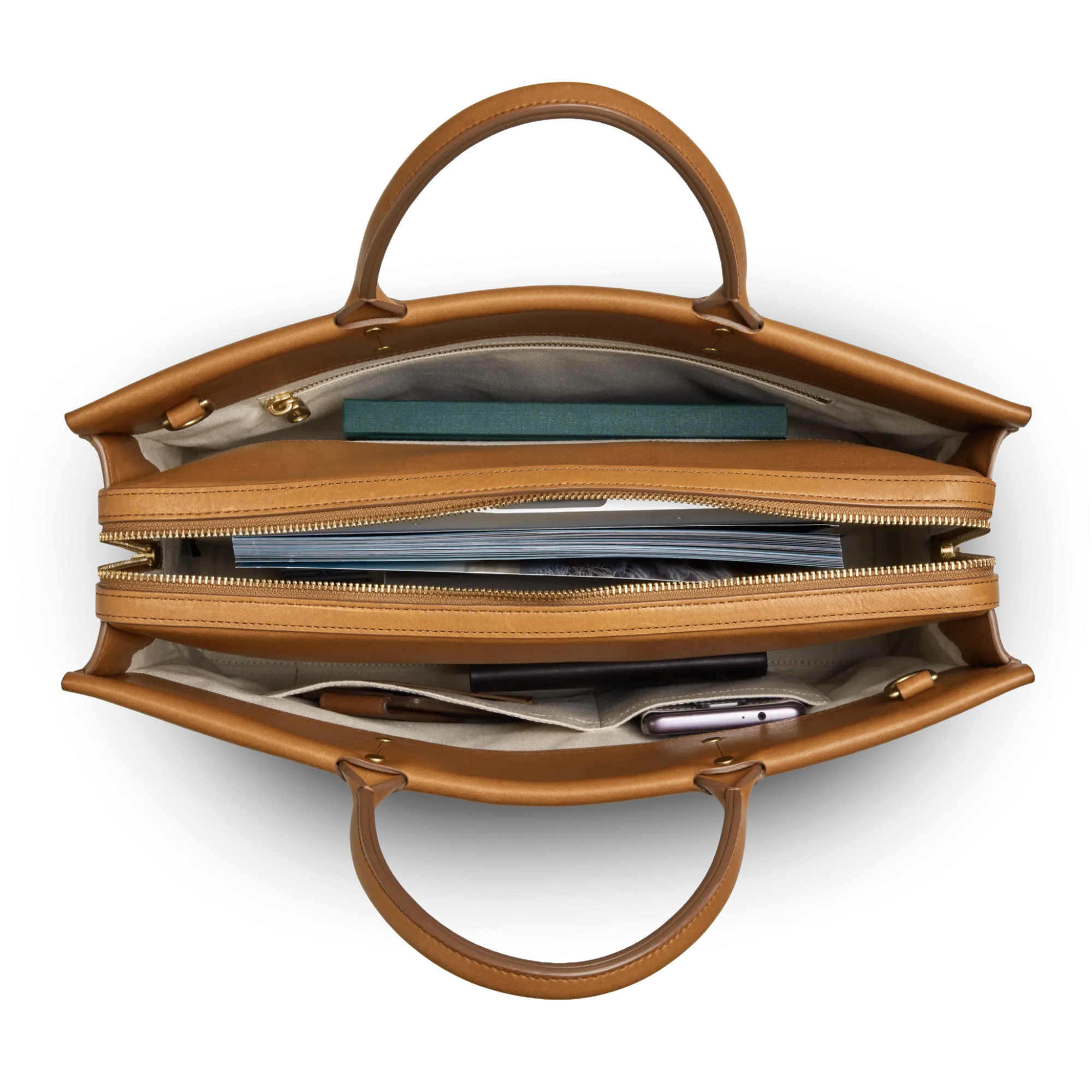 Shinola Briefcases|Tote Bags|Day Satchel Tan