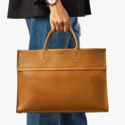 Shinola Briefcases|Tote Bags|Day Satchel Tan