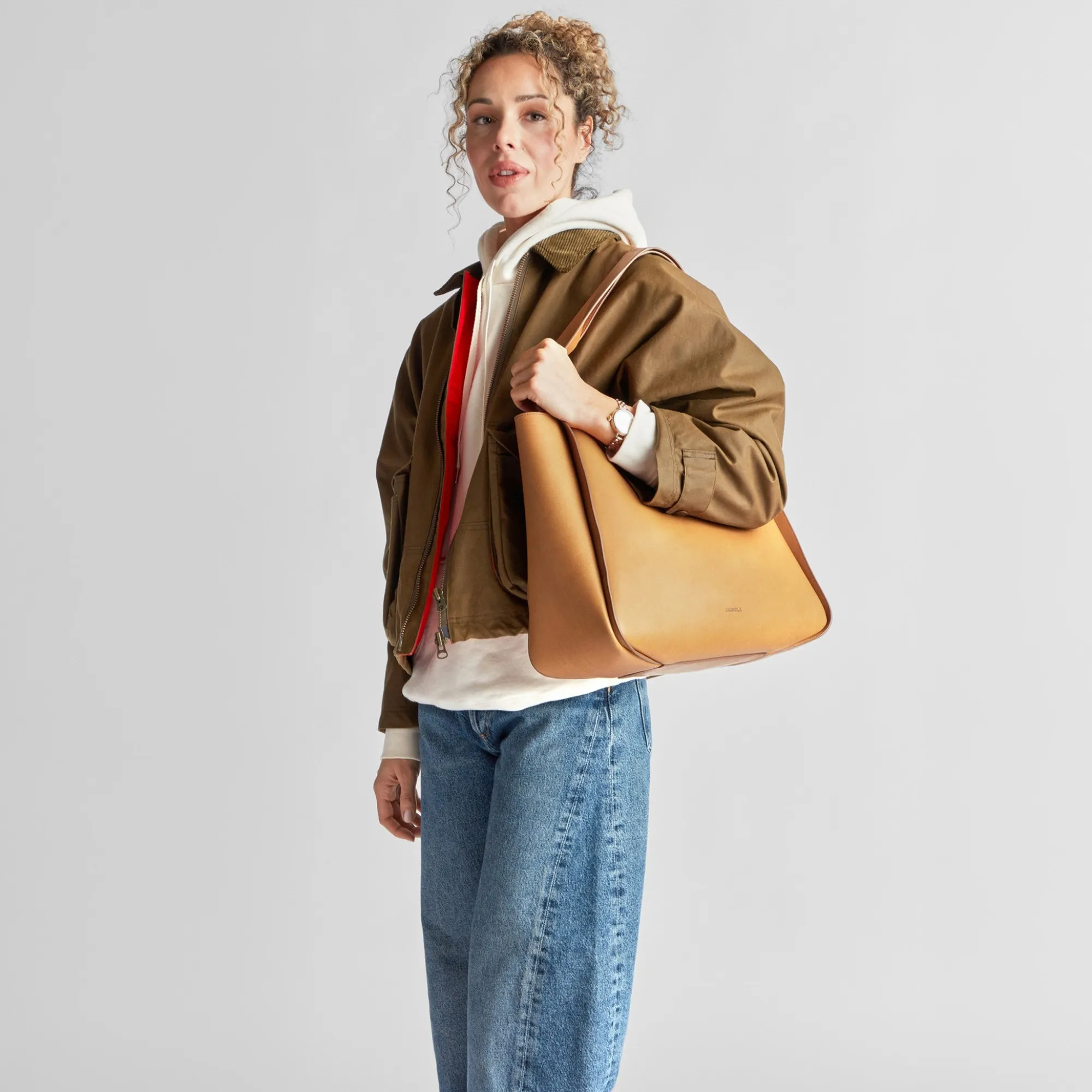 Shinola Tote Bags|Best Sellers|Derby Tote Bag Tan