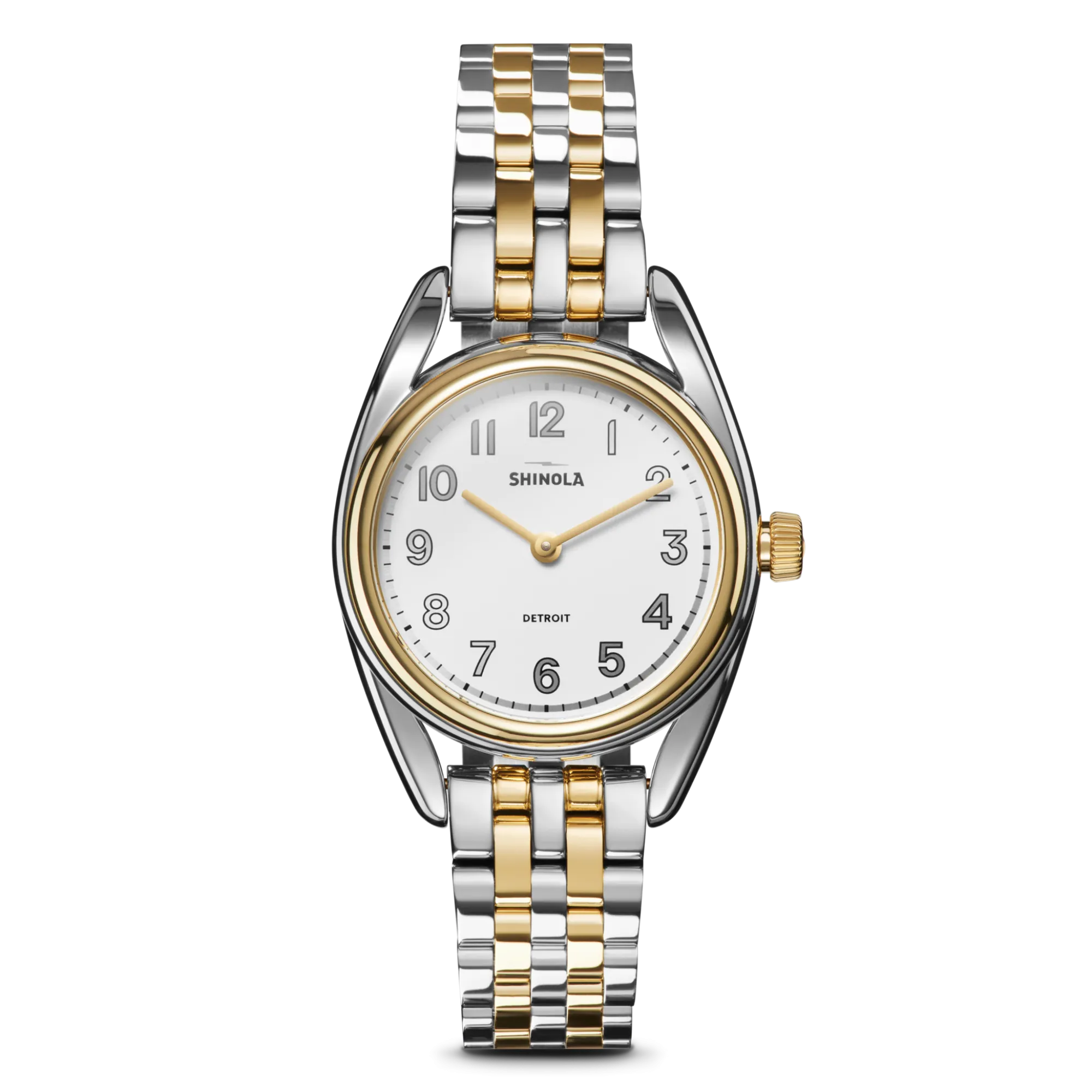Shinola Derby|Two-Tone Watches|Derby Watch Cream
