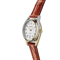 Shinola Derby|Derby|Diamond Derby Watch Auburn Alligator
