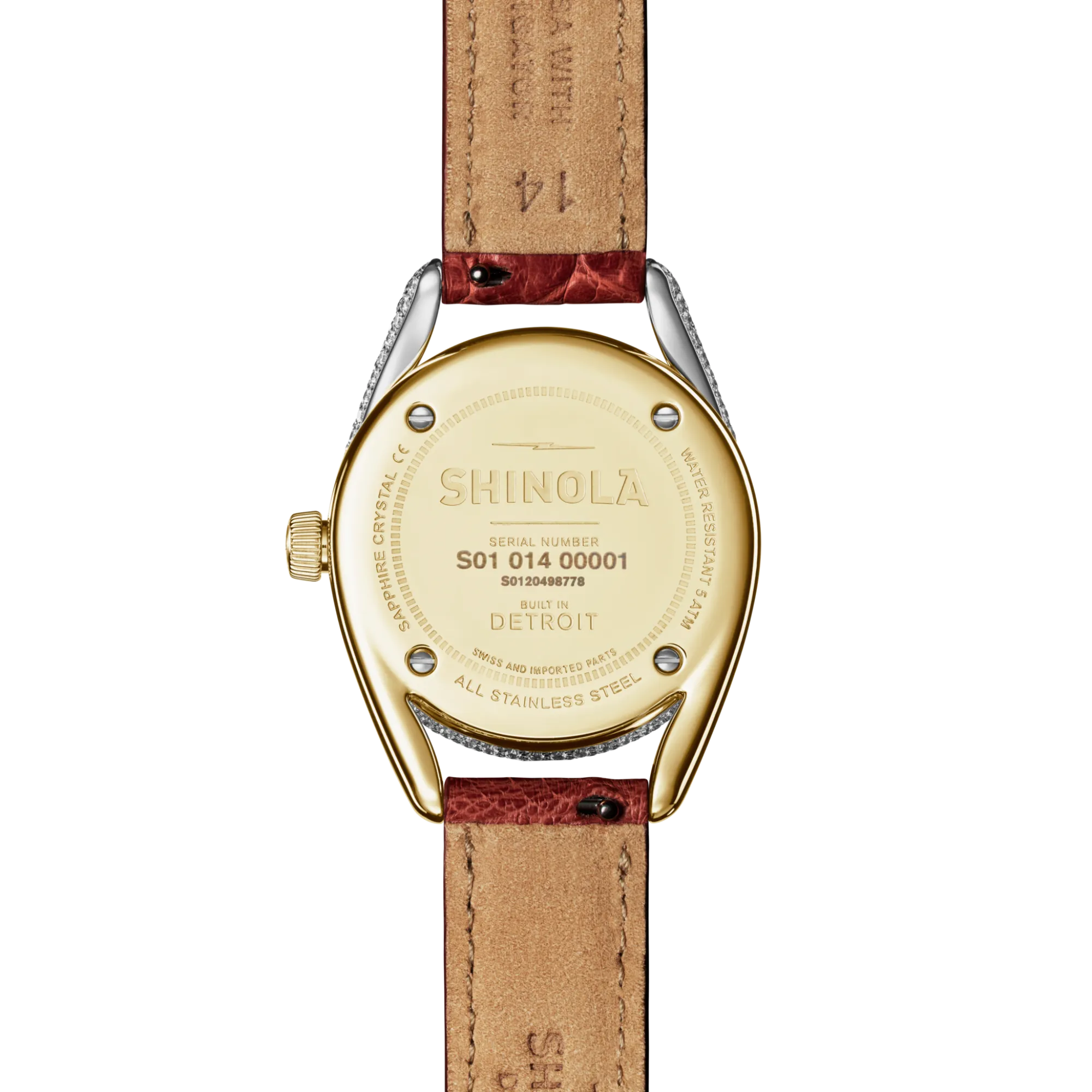 Shinola Derby|Derby|Diamond Derby Watch Auburn Alligator