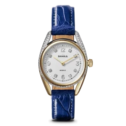 Shinola Derby|Derby|Diamond Derby Watch Sapphire Alligator