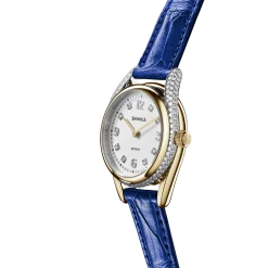 Shinola Derby|Derby|Diamond Derby Watch Sapphire Alligator