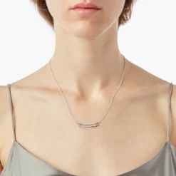 Shinola Shop All Women'S Jewelry|Necklaces|Diamond Pave Rivet Double Row Necklace