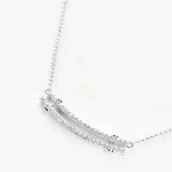 Shinola Shop All Women'S Jewelry|Necklaces|Diamond Pave Rivet Double Row Necklace