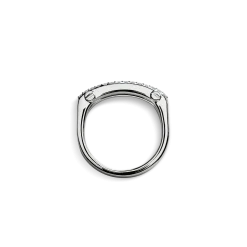 Shinola Rings|Shop All Women'S Jewelry|Diamond Pave Rivet Double Row Ring
