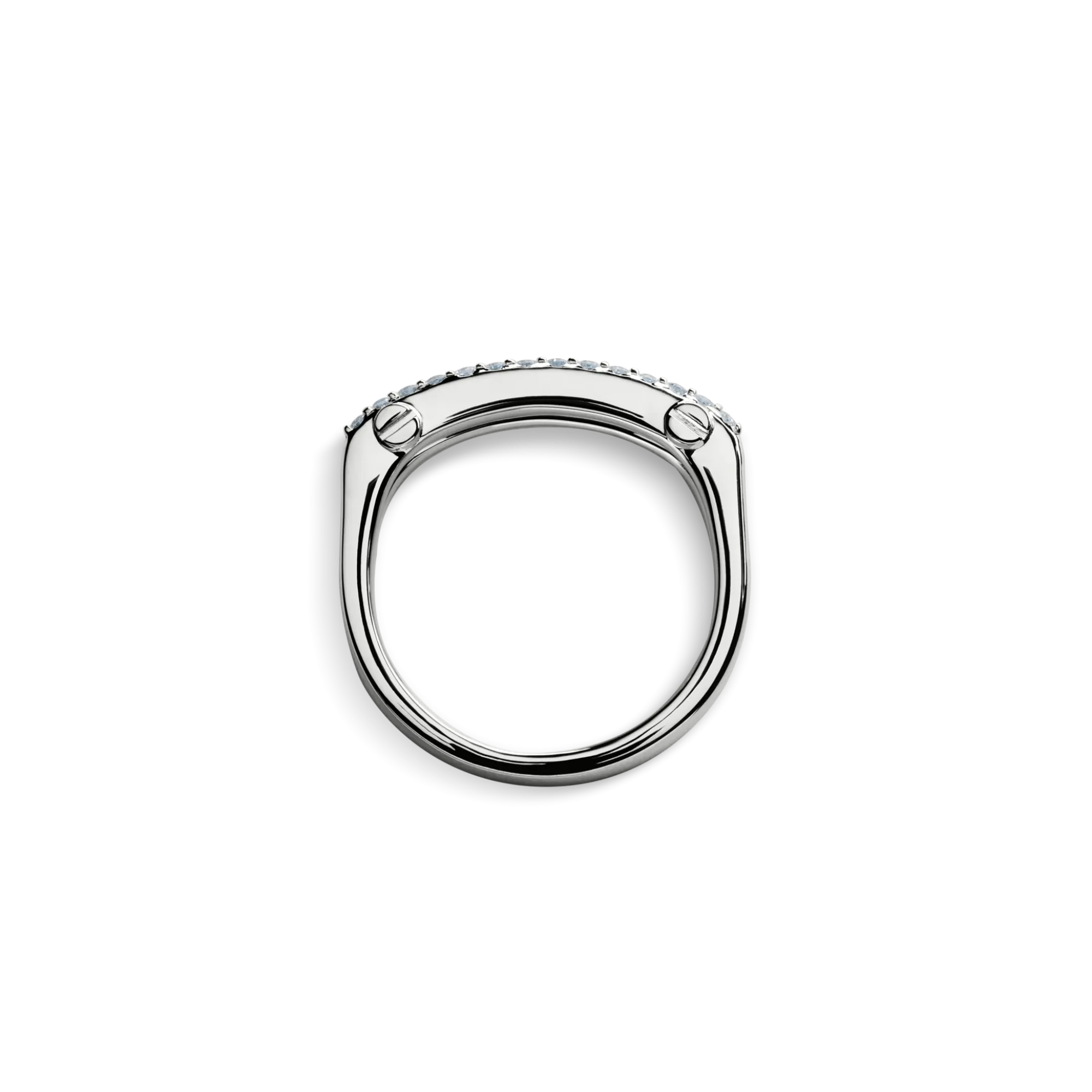 Shinola Rings|Shop All Women'S Jewelry|Diamond Pave Rivet Double Row Ring