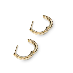 Shinola Shop All Women'S Jewelry|14K Gold|Diamond Petite Round Huggie Earrings