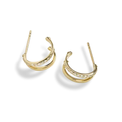 Shinola Shop All Women'S Jewelry|New Arrivals|Diamond Rivet Huggies