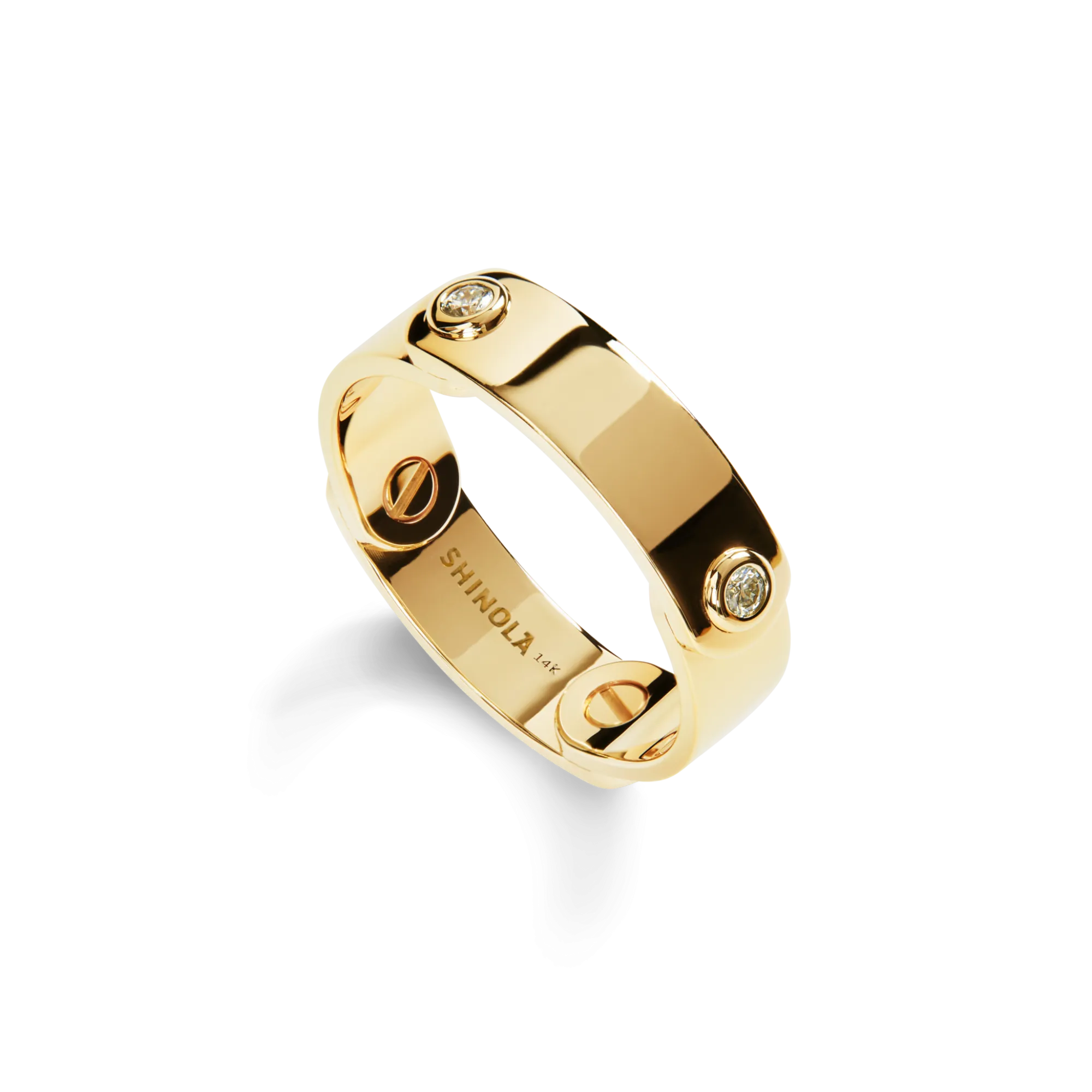 Shinola Rings|Shop All Women'S Jewelry|Diamond Rivet Plaque Ring