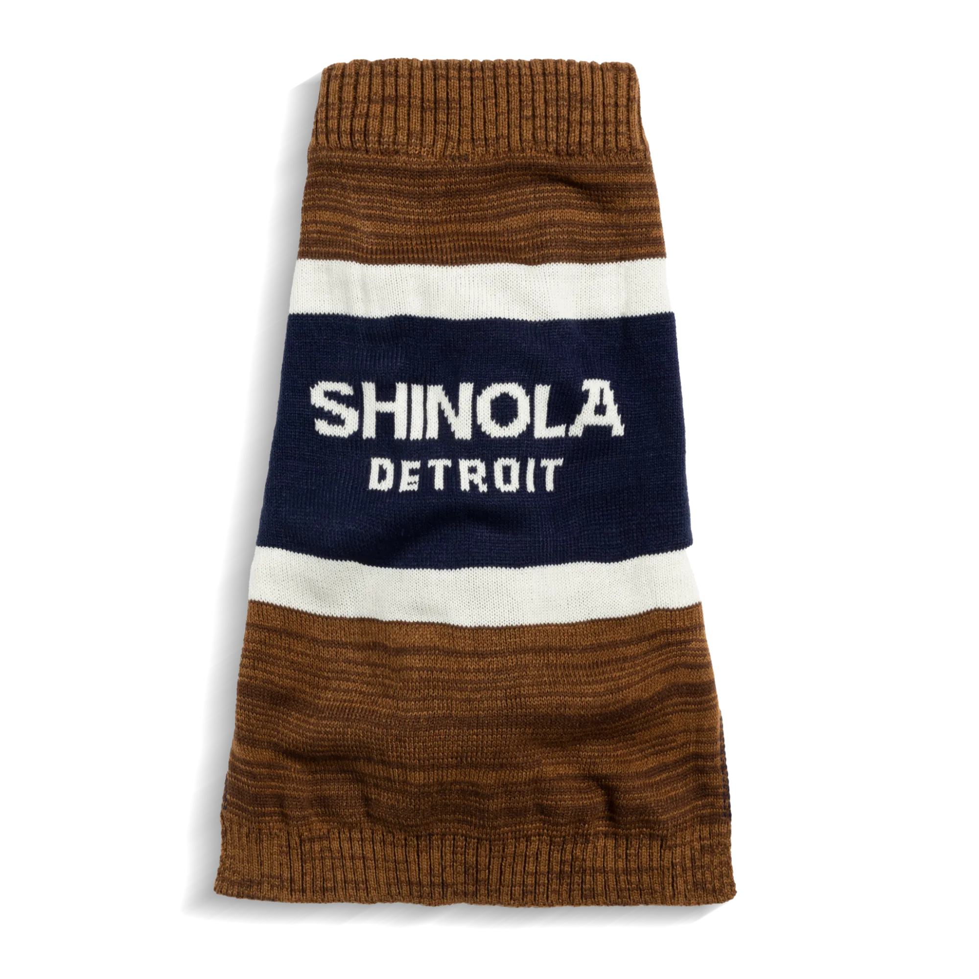 Shinola Shop All|Shop All Home|Dog Sweater Brand Stripe / Tan