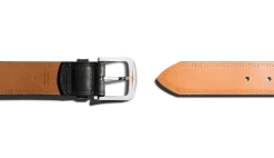 Shinola Belts|Belts|1 1/2" Double Stitch Belt Black