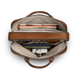 Shinola Best Sellers|Briefcases|Double Zip Briefcase Medium-Brown