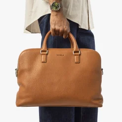 Shinola Briefcases|Shop All Men'S Leather & Bags|Double Zip Briefcase Tan