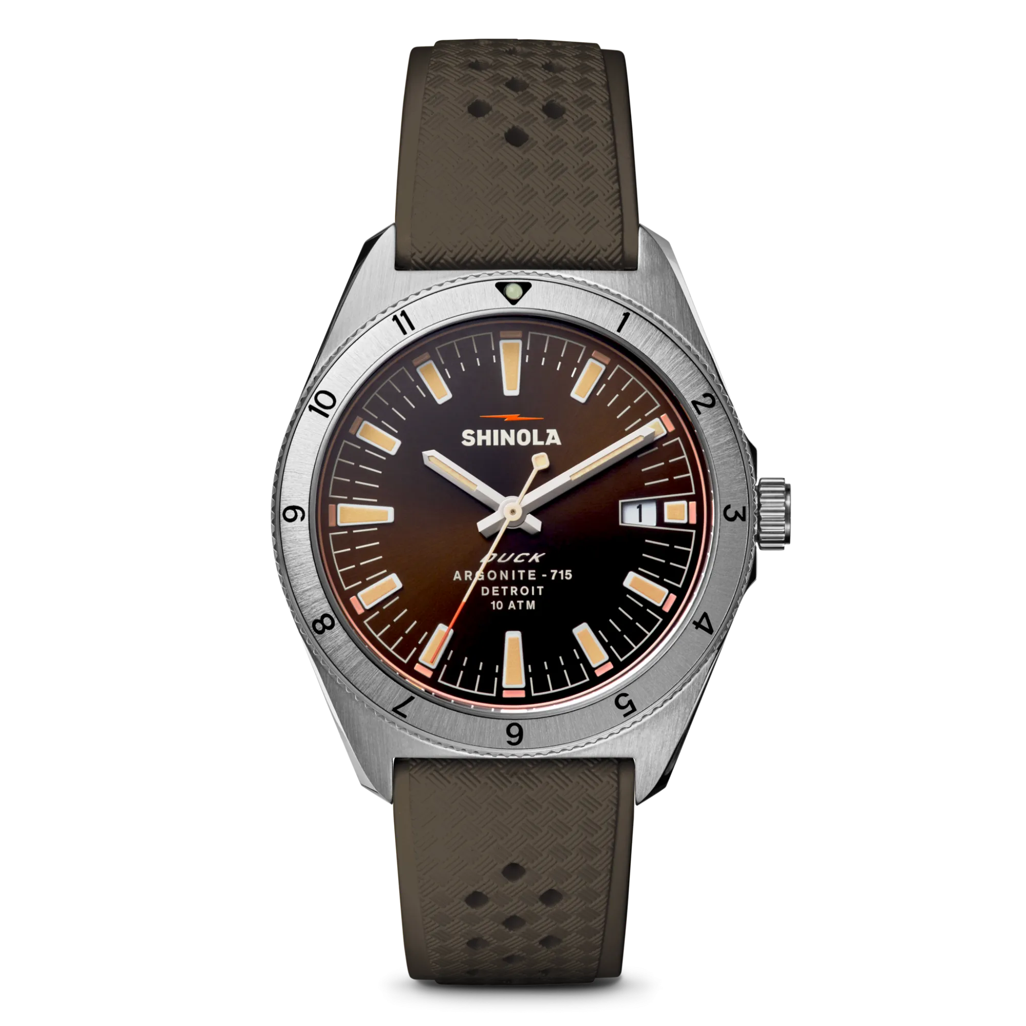 Shinola Duck|Shop All|Duck Watch Mallard Brown