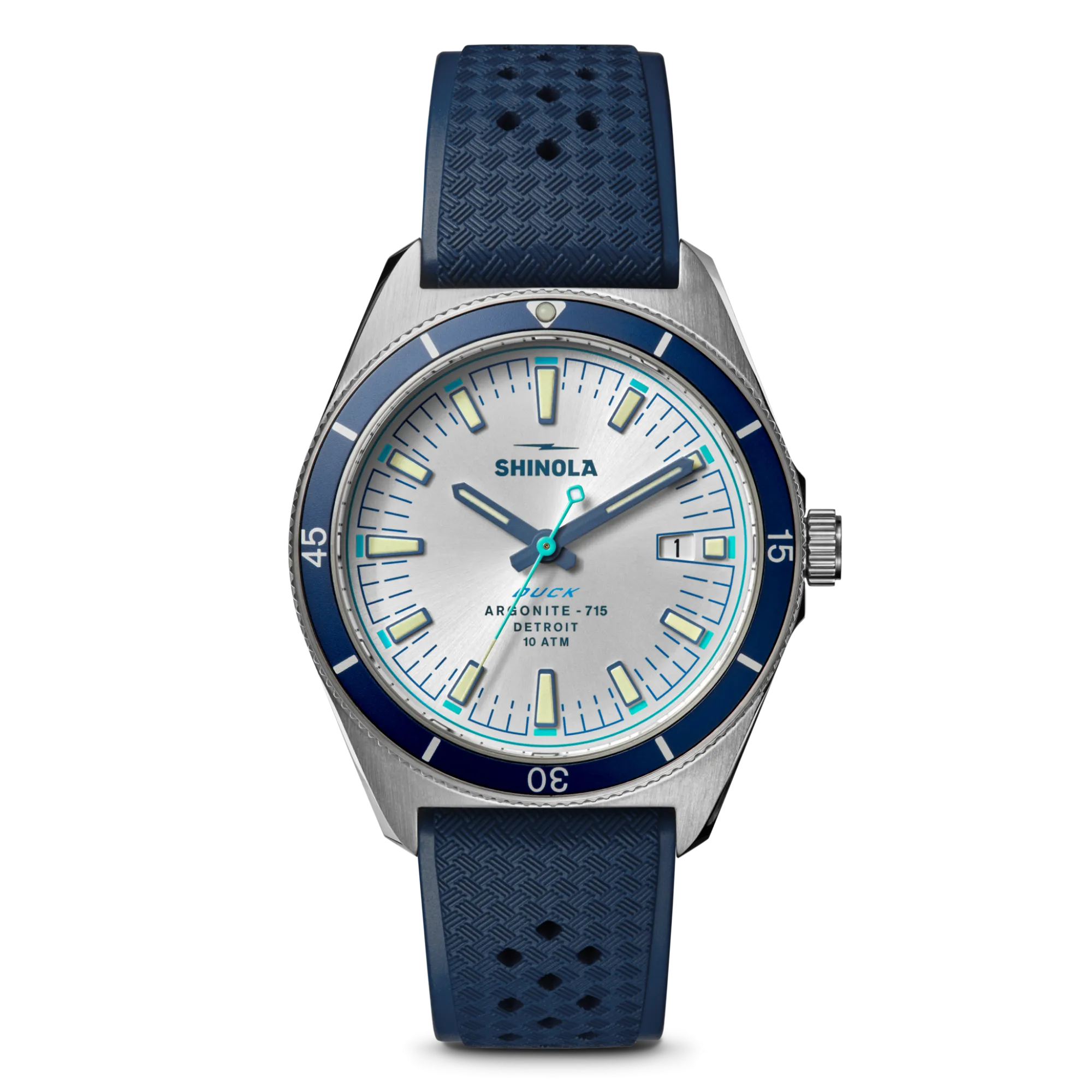 Shinola Duck|Shop All|Duck Watch Midnight Blue