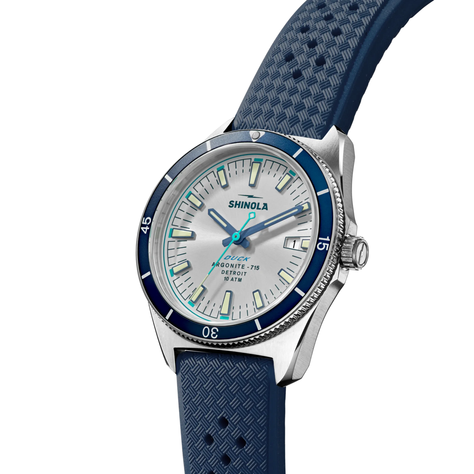 Shinola Duck|Shop All|Duck Watch Midnight Blue