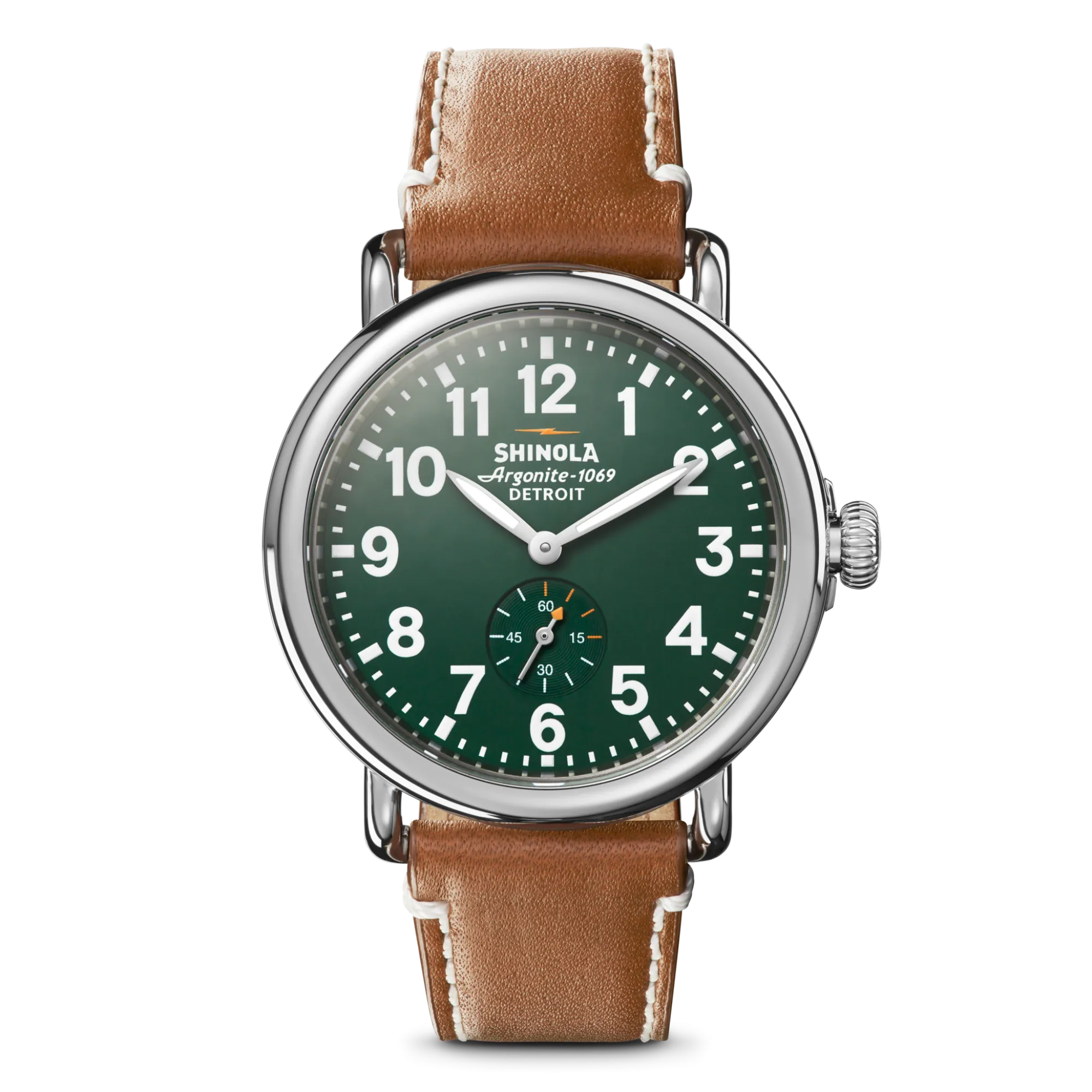 Shinola Personalizable|Engravable|Engravable Runwell Watch Green