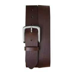 Shinola Belts|Belts|1 1/2" Essential Belt Natural Leather Dark Brown