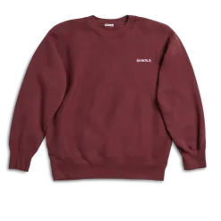 Shinola Best Sellers|Shop All Home|Fleece Logo Sweatshirt Merlot