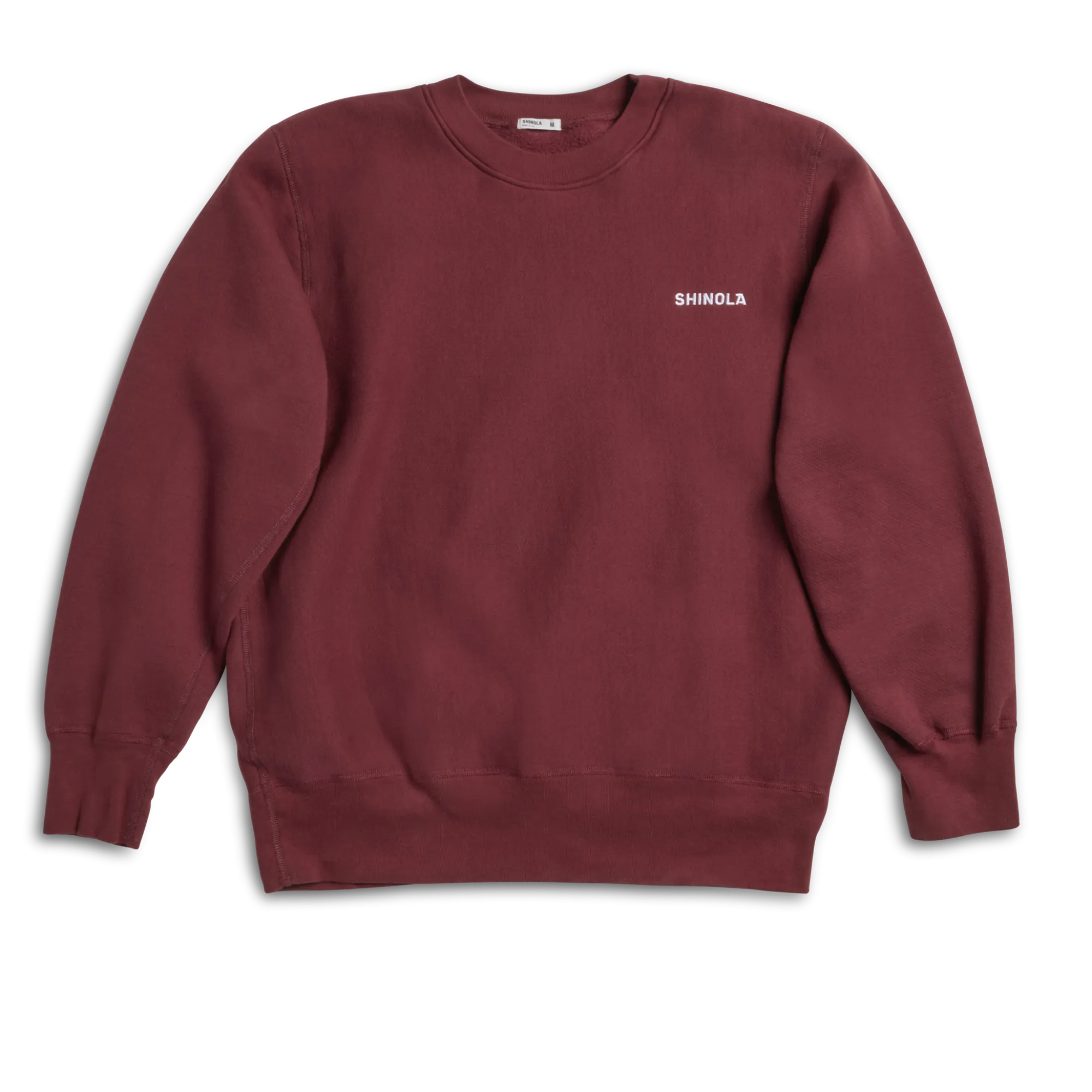 Shinola Best Sellers|Shop All Home|Fleece Logo Sweatshirt Merlot