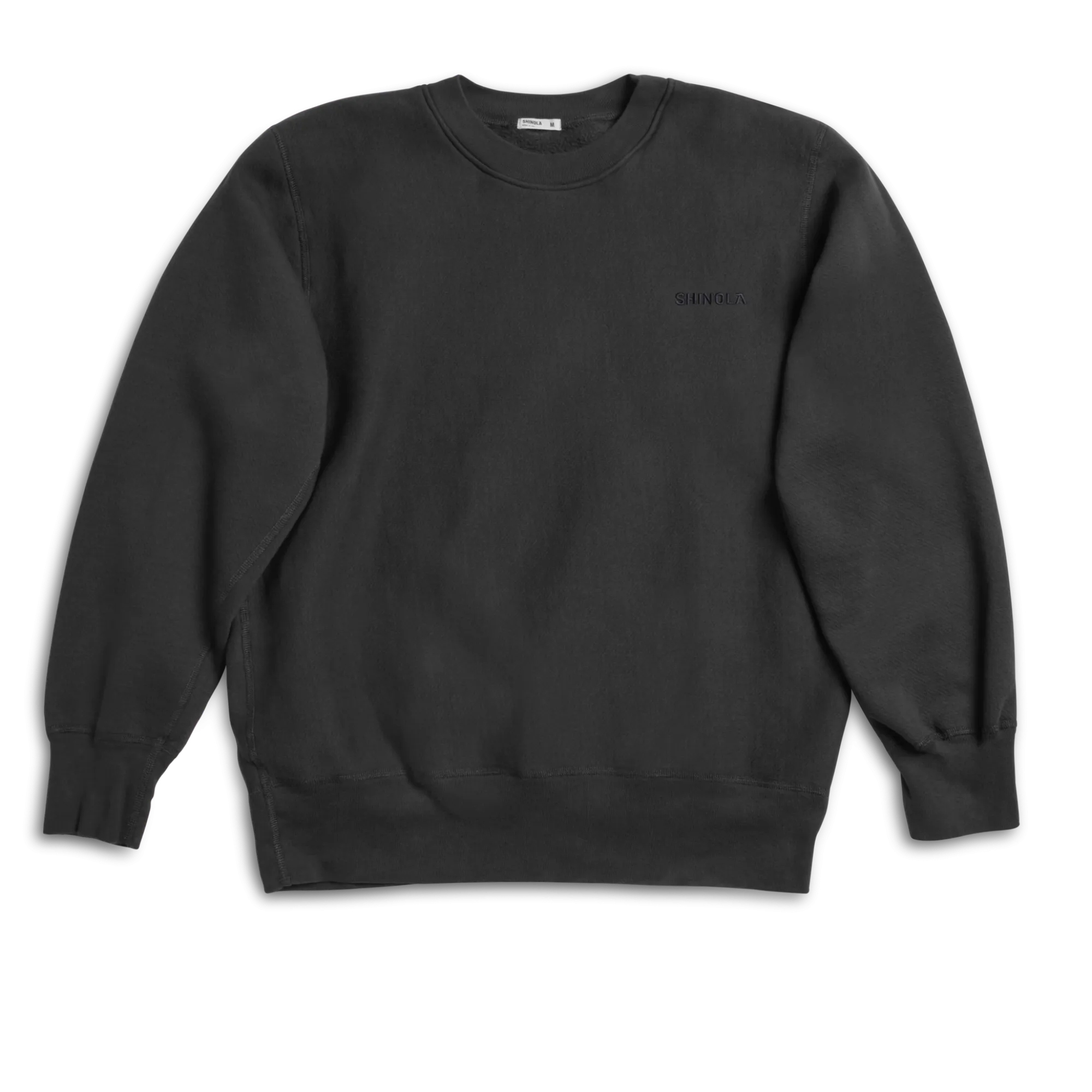 Shinola Shop All|New Arrivals|Fleece Logo Sweatshirt Vintage Black