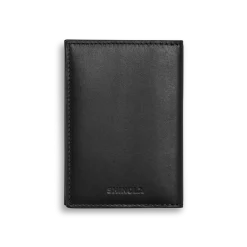Shinola Monogrammable|Personalizable|Folded Card Holder Wallet Black