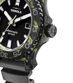 Shinola Automatic Watches|Automatic Watches|Forged Carbon Monster Watch
