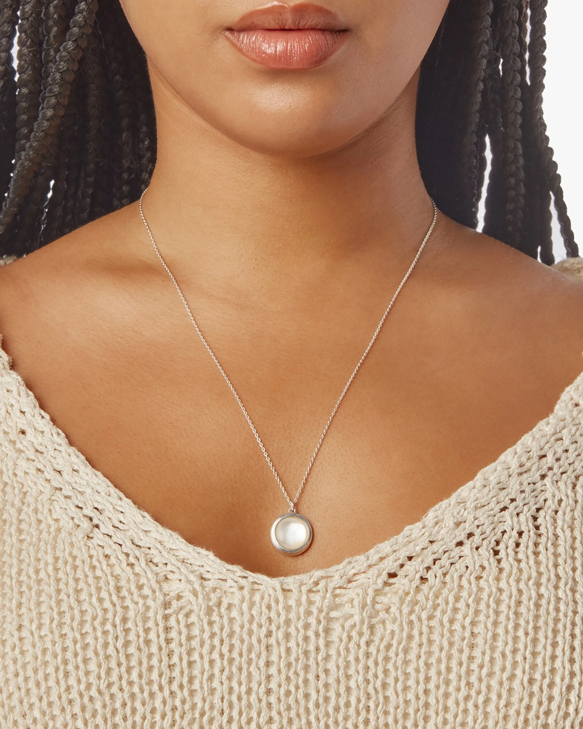 Shinola Engravable|Best Sellers|Heirloom Pendant Necklace Mother of Pearl