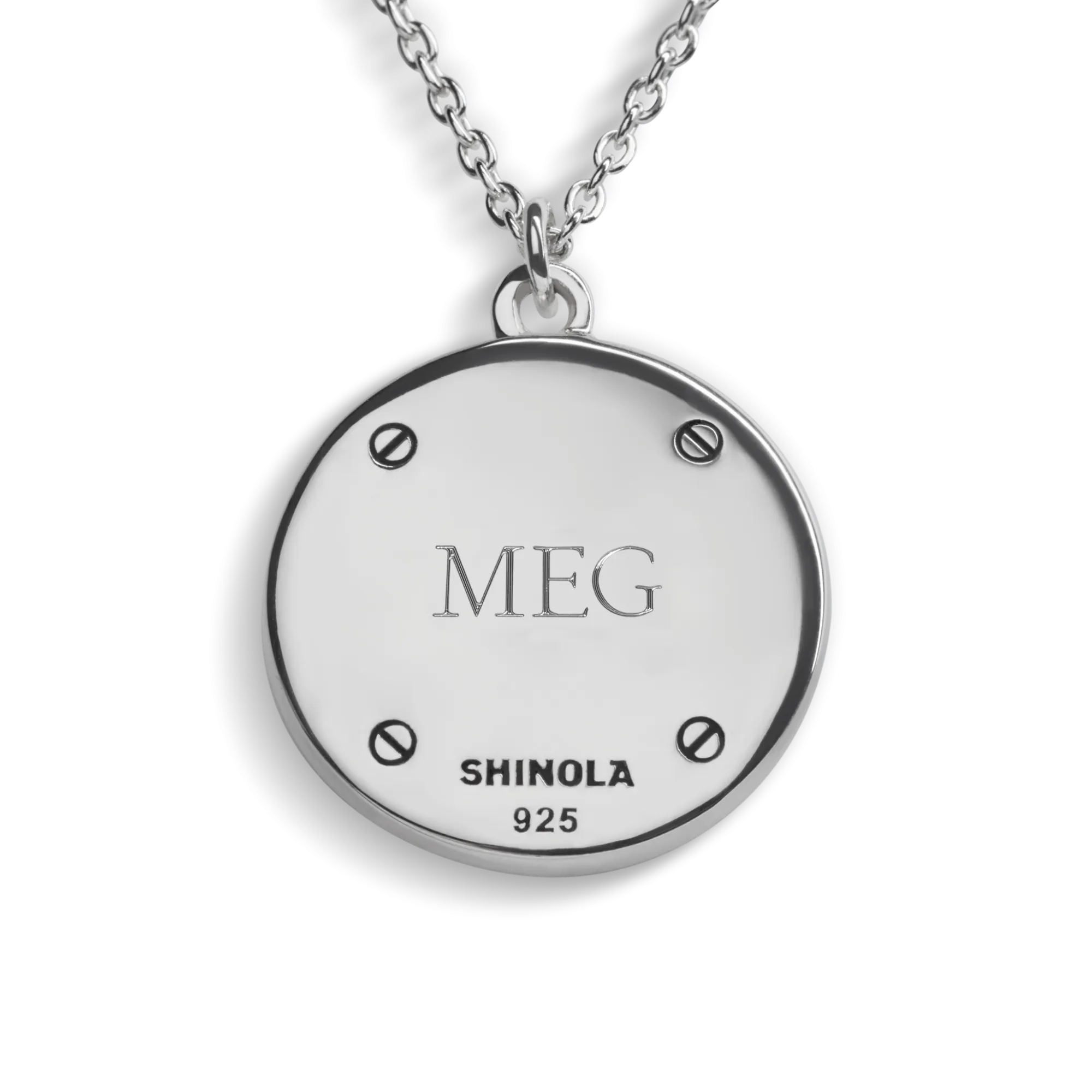 Shinola Engravable|Best Sellers|Heirloom Pendant Necklace Mother of Pearl