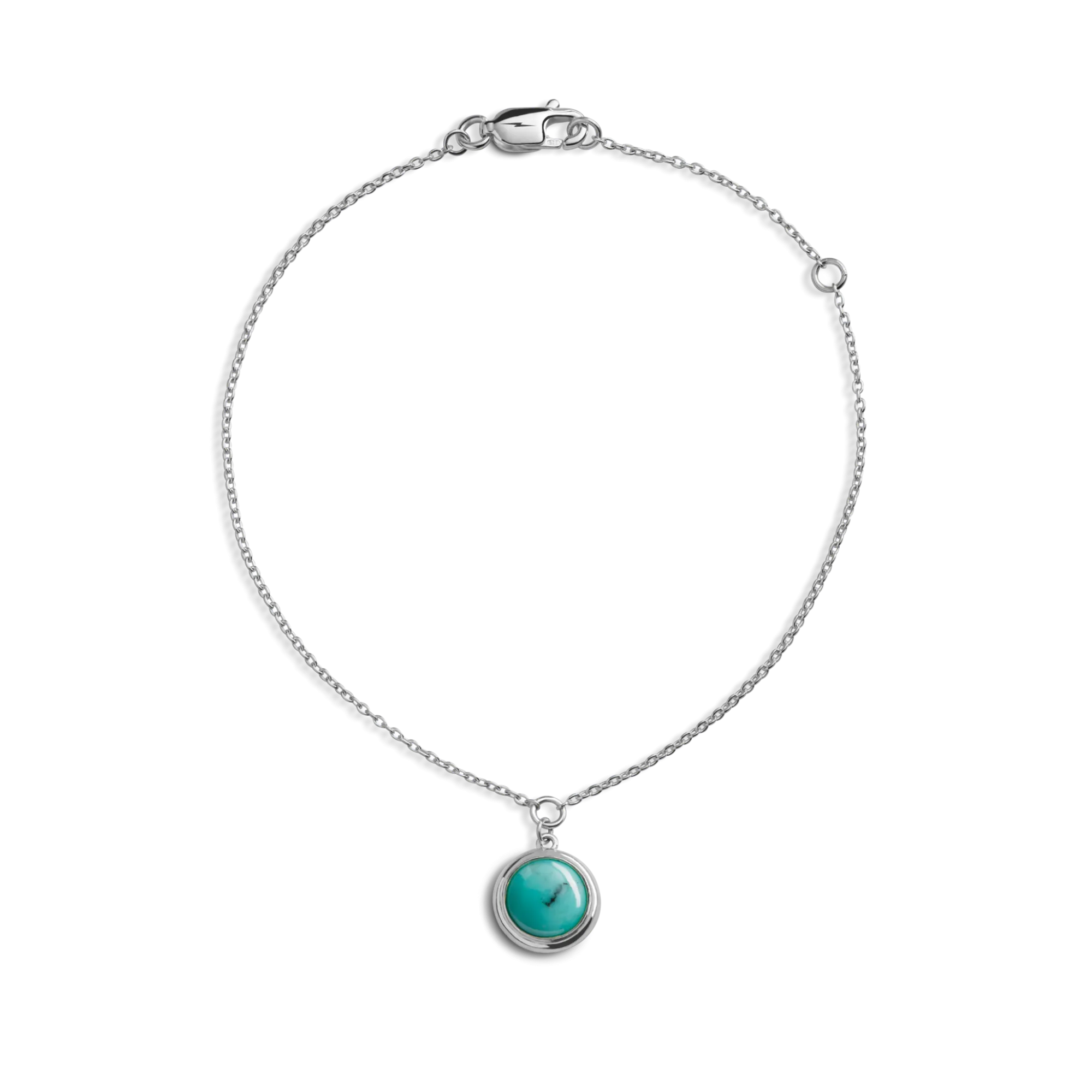 Shinola Engravable|Bracelets|Heirloom Charm Bracelet Turquoise